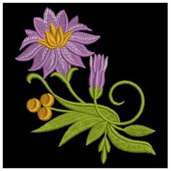 Purple Flower 4 07 machine embroidery designs