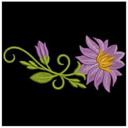 Purple Flower 4 09 machine embroidery designs