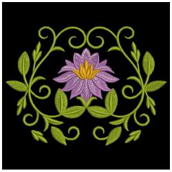 Purple Flower 4 11 machine embroidery designs
