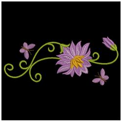 Purple Flower 4 15 machine embroidery designs