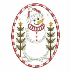Vintage Cute Snowman 2 03 machine embroidery designs