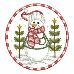 Vintage Cute Snowman 2 05 machine embroidery designs