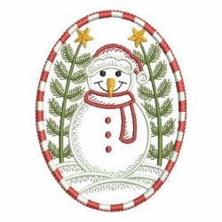 Vintage Cute Snowman 2 06 machine embroidery designs