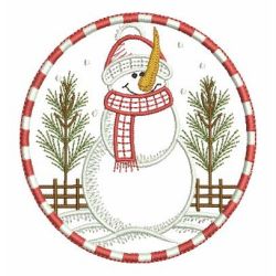 Vintage Cute Snowman 2 08 machine embroidery designs