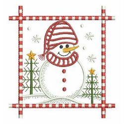 Vintage Cute Snowman 2 10 machine embroidery designs