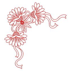 Redwork Flowers 4 09(Md) machine embroidery designs
