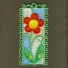 FSL Flower Bookmark 05