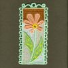 FSL Flower Bookmark 08