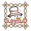 Vintage Cute Snowman