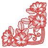 Redwork Flowers 3 10(Lg)