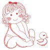 Redwork Cute Baby 02(Md)