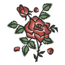 Brush Painting Roses 06 machine embroidery designs