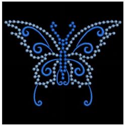 Colorful Candlewicking Butterflies 01(Md) machine embroidery designs