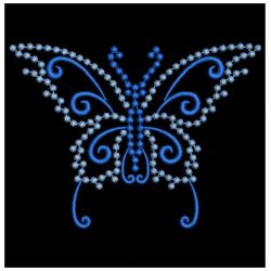 Colorful Candlewicking Butterflies(Lg) machine embroidery designs