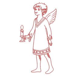 Redwork Angel Girls(Sm) machine embroidery designs