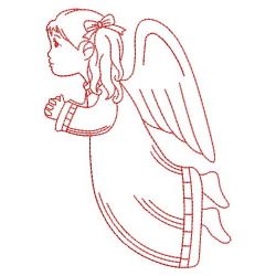 Redwork Angel Girls 06(Lg)