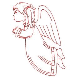 Redwork Angel Girls 06(Md) machine embroidery designs