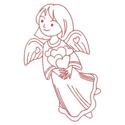 Redwork Angel Girls 09(Sm) machine embroidery designs