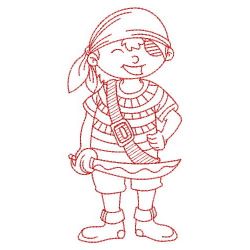 Redwork Pirates 2 04(Lg) machine embroidery designs