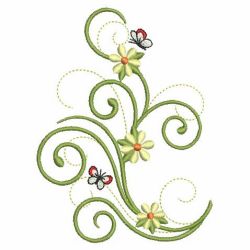 Swirl Flourish 03(Md) machine embroidery designs