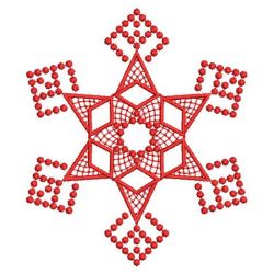 Redwork Snowflake Quilts 01(Md) machine embroidery designs