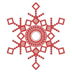 Redwork Snowflake Quilts 10(Lg)