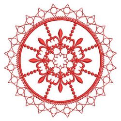 Redwork Fleur De Lis Quilts 03(Sm)