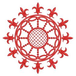 Redwork Fleur De Lis Quilts 06(Md)