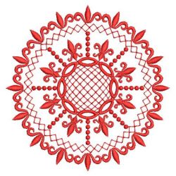 Redwork Fleur De Lis Quilts 09(Md)