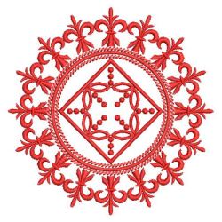 Redwork Fleur De Lis Quilts 10(Lg)