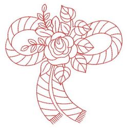 Redwork Roses 05(Md) machine embroidery designs