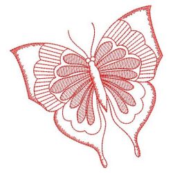 Redwork Butterfly 03(Lg) machine embroidery designs