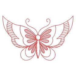 Redwork Butterfly 05(Lg)