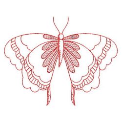 Redwork Butterfly 07(Sm)
