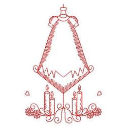 Redwork Christening 05(Sm) machine embroidery designs