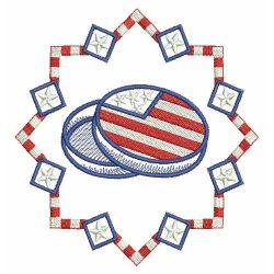 Patriotic Decor 2 02(Lg) machine embroidery designs