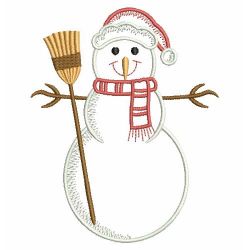 Vintage Snowmen 03(Lg) machine embroidery designs