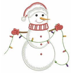 Vintage Snowmen 04(Lg) machine embroidery designs