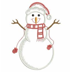 Vintage Snowmen 06(Md) machine embroidery designs