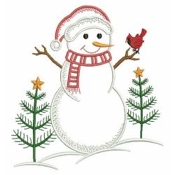 Vintage Snowmen 08(Lg) machine embroidery designs