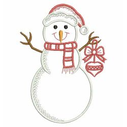 Vintage Snowmen 10(Md) machine embroidery designs