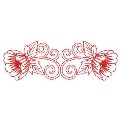 Redwork Poppy 09(Lg)