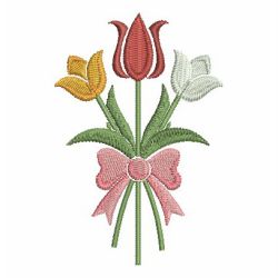 Folk Art Tulips 1 03 machine embroidery designs