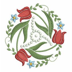 Folk Art Tulips 2 02 machine embroidery designs