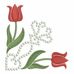 Folk Art Tulips 2 10 machine embroidery designs