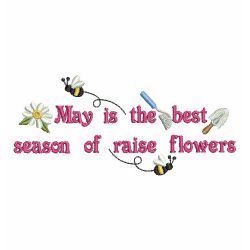 Months of the Year 05(Md) machine embroidery designs