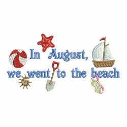 Months of the Year 08(Md) machine embroidery designs
