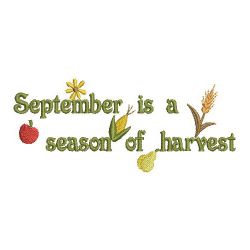 Months of the Year 09(Sm) machine embroidery designs