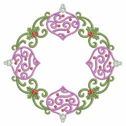 Heirloom Christmas Ornaments 07(Sm) machine embroidery designs