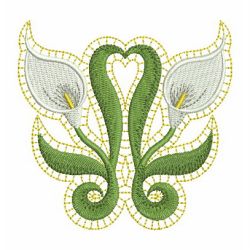 Artistic Calla Lily 02 machine embroidery designs